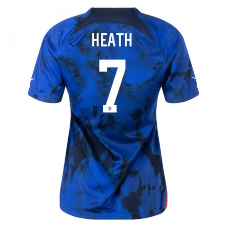 Camisetas Estados Unidos HEATH 7 Segunda Copa Mundial 2022 - Mujer Camisetas Estados Unidos HEATH 7 Segunda Copa Mundial 2022 - Mujer